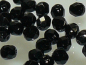 Preview: Glasschliffperlen 5mm "Black" 50 St.