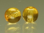 Czech Pressed Beads Round 4mm Medium Topaz