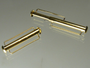 Steckverschluss mit Bügel 31,5mm, Farbe: Gold