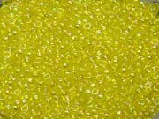 TOHO Round Beads 11/0 - 175 Transparent Rainbow Lemon (ca. 10g)