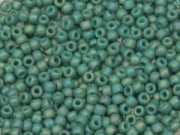 TOHO Round Beads 11/0 - 2634F Semi Glazed Rainbow - Turquoise (50g Vorteilspack)