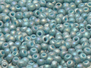 TOHO Round Beads 11/0 - 2635F Semi Glazed Rainbow Blue Turquoise (ca. 10g)