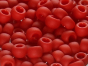TOHO Round Beads 8/0 - 45F Opaque Frosted Pepper Red (50g Vorteilspack)