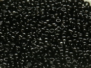 TOHO Round Beads 15/0 - 49 Opaque Jet (ca. 6g)