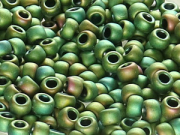 TOHO Round Beads 8/0 - 707 Matte-Color Iris Peridot (ca. 9,5g)