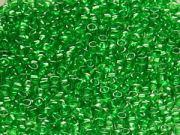 TOHO Round Beads 15/0 - 7B Transparent Grass Green (30g Vorteilspack)
