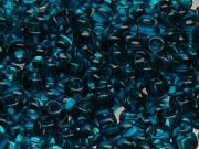 TOHO Round Beads 8/0 - 7BD Transparent Teal (50g Vorteilspack)