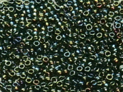TOHO Round Beads 15/0 - 84 Metallic Iris Green/Brown (ca. 6g)