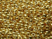 TOHO Round Beads 11/0 - PF557 PermaFinish Galvanized Gold (ca.10g)