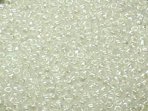 TOHO Round Beads 8/0 - 101 Transparent Lustered Crystal (ca. 9,5g)