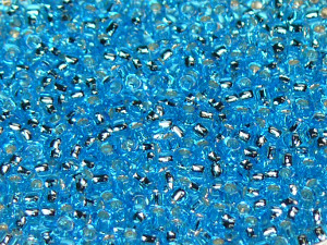 TOHO Round Beads 15/0 - 23B Silver-Lined Dark Aqua (ca. 6g)