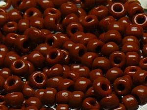TOHO Round Beads 8/0 - 46L Opaque Terra Cotta (ca. 9,5g)