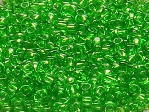 TOHO Round Beads 8/0 - 7 Transparent Peridot (ca. 9,5g)