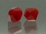 SWAROVSKI #5328 (5301) 4mm Dark Red Coral (396) SONDERFARBE Vintage