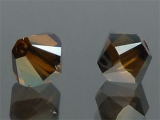 SWAROVSKI #5328 6mm Crystal Bronze Shade 2x (001 BRSH2)