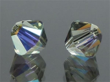 SWAROVSKI #5328 6mm Black Diamond Aurore Boreale (215 AB)