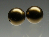 SWAROVSKI #5810 5mm Crystal Antique Brass Pearl (001 402)