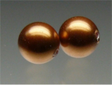 SWAROVSKI #5810 5mm Crystal Copper Pearl (001 159) Vintage