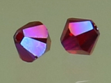 SWAROVSKI #5328 4mm Siam Shimmer 2x (208)