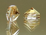 SWAROVSKI #5060 Hexagon Spike Bead 5,5mm Crystal Golden Shadow (001GSHA)