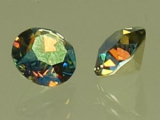 SWAROVSKI #1088 XIRIUS Chaton SS39 (ca. 8mm) Black Diamond Shimmer (215SHIM) Foiled