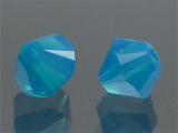 SWAROVSKI #5328 4mm Caribbean Blue Opal (394) SONDERFARBE Vintage