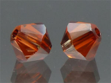SWAROVSKI #5328 4mm Crystal Red Magma (001 REDM)