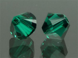 SWAROVSKI #5328 4mm Emerald (205)