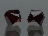 SWAROVSKI #5328 4mm Garnet (241) SONDERFARBE Vintage