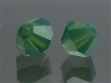 SWAROVSKI #5328 4mm Palace Green Opal SONDERFARBE Vintage (393)