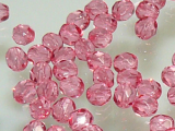 Glasschliffperlen 6mm "Pink" 50 St.