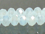Kristallschliffperlen 4x6mm "Ceylon Aqua" (ca. 95 St.)