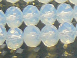 Kristallschliffperlen 4x6mm "Moon Opal" (ca. 95 St.)