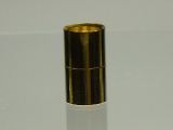 Magnetverschluss Zylinder 23x12mm (innen 10mm), Farbe: Gold