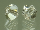PRECIOSA Bicone 4mm Crystal Argent Flare (Rondelle 00030 242 AgF)