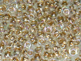 TOHO Demi Round 11/0 - 994 Gold-Lined Rainbow Crystal (ca. 6g)