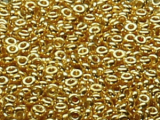 Toho Demi Round 11/0 - PF557 PermaFinish Galvanized Gold