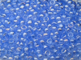 TOHO Round Beads 8/0 - 107 Transparent Lustered Light Sapphire (ca. 9,5g)