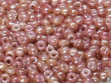 TOHO Round Beads 11/0 - 1201 Marbled Opaque Beige/Pink (50g Vorteilspack)