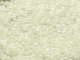 TOHO Round Beads 15/0 - 121 Opaque Lustered White (ca. 6g)