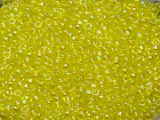 TOHO Round Beads 15/0 - 175 Transparent Rainbow Lemon (ca. 6g)