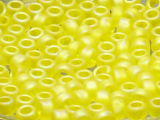 TOHO Round Beads 8/0 - 175F Trans-Rainbow-Frosted Lemon (ca. 10g)