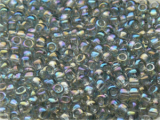 TOHO Round Beads 8/0 - 176 Transparent Rainbow Black Diamond (ca. 9,5g)