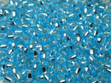 TOHO Round Beads 15/0 - 23 Silver-Lined Aquamarine (ca. 6g)