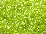 TOHO Round Beads 11/0 - 24 Silver-Lined Lime Green (ca.10g)