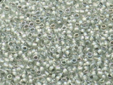 TOHO Round Beads 15/0 - 261 Grey-Lined Rainbow Crystal (30g Vorteilspack)
