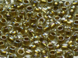 TOHO Round Beads 6/0 - 262 Gold-Lined Rainbow Crystal (ca. 9g)