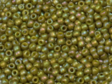 TOHO Round Beads 15/0 - 2630F Semi-Glazed Rainbow Lemongrass (30g Vorteilspack)