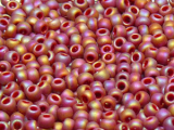 TOHO Round Beads 15/0 - 2639F Semi Glazed Rainbow Dark Red (ca. 6g)
