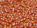 TOHO Round Beads 8/0 - 2641F Semi Glazed Rainbow Orange (ca. 9,5g)